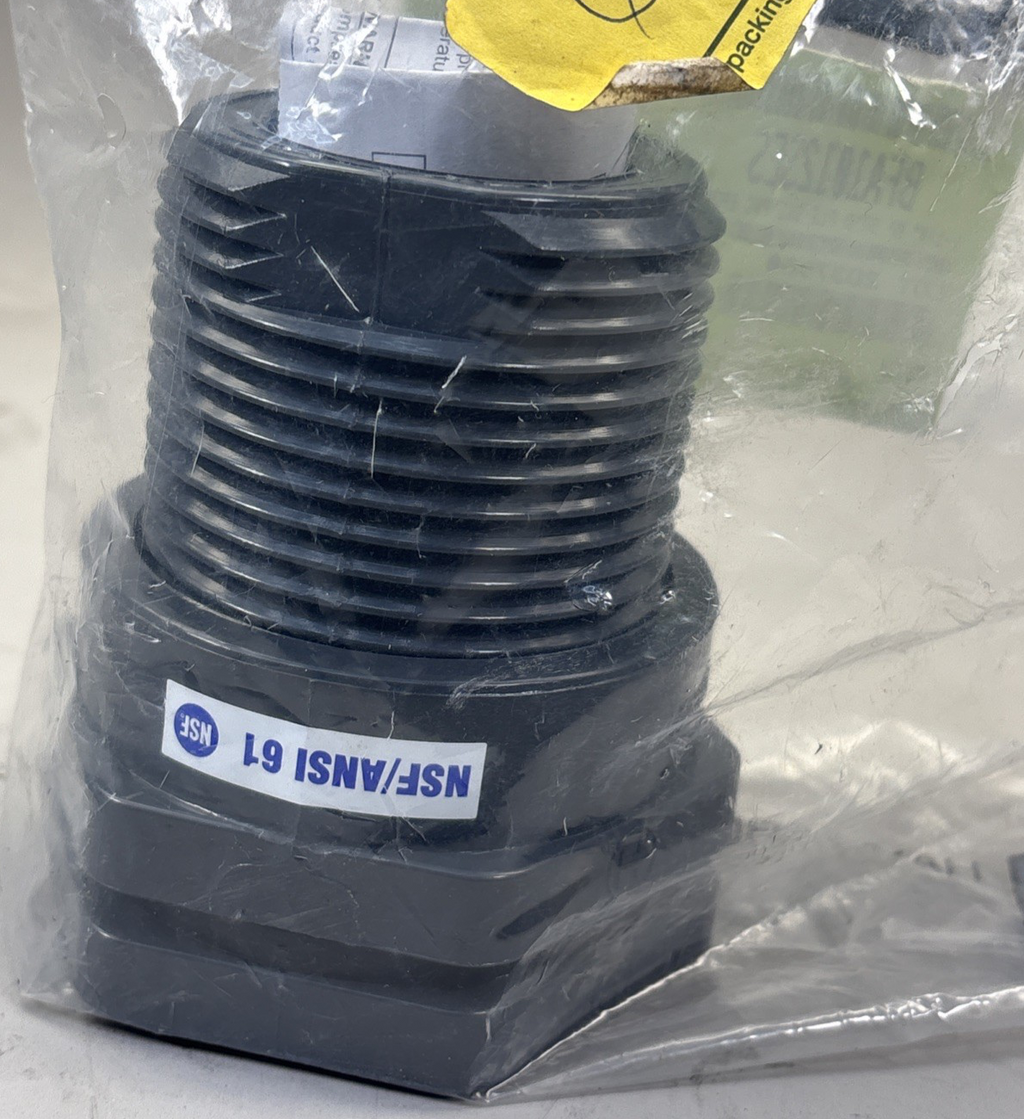Hayward Flow Control Bulkhead Tank Fitting 1-1/4 SxS pvc epdm BFA1012SES