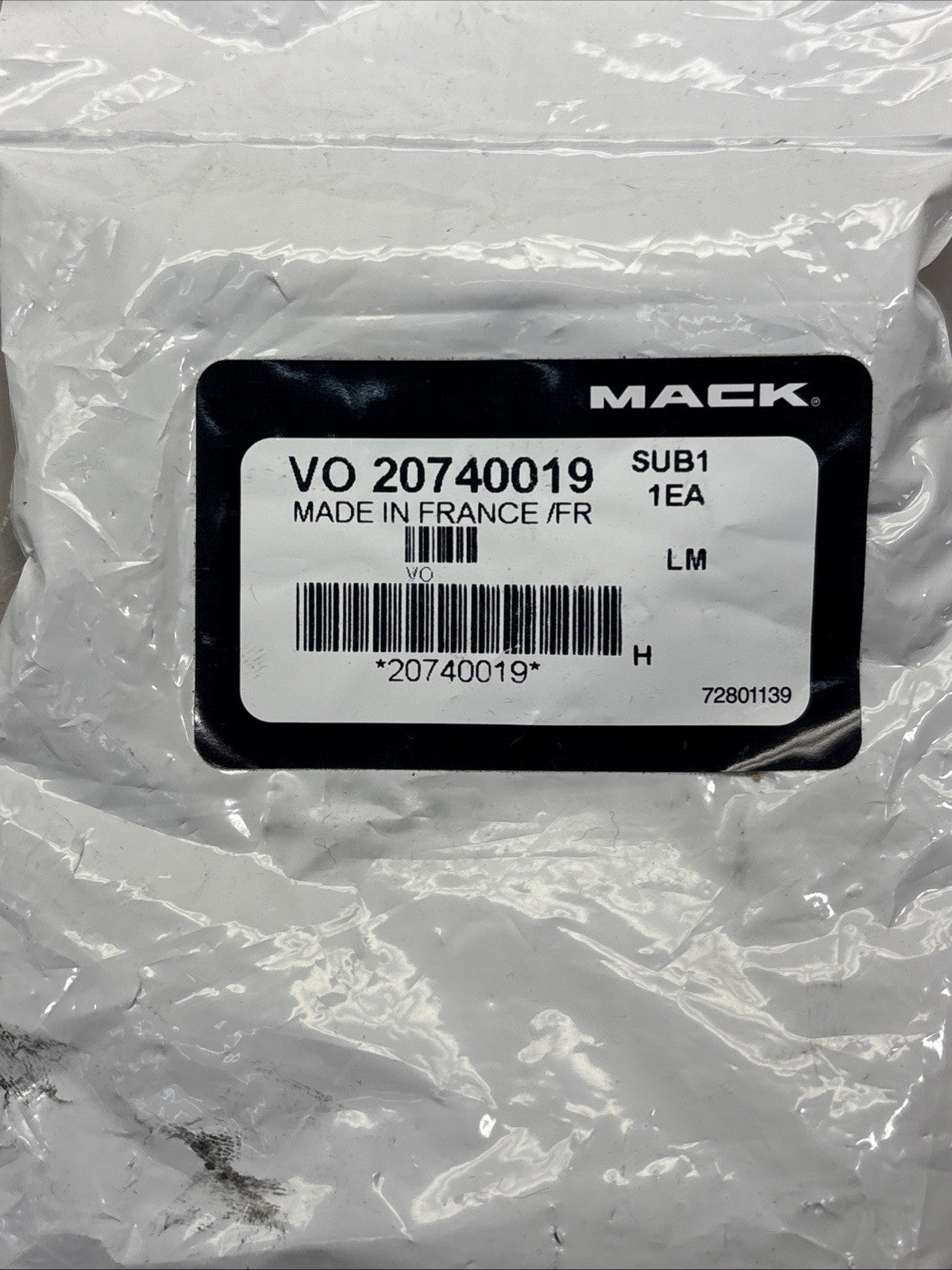 Genuine Mack 85109868 Multi-Purpose Hardware Coolant Filter Shutoff Valve Kit