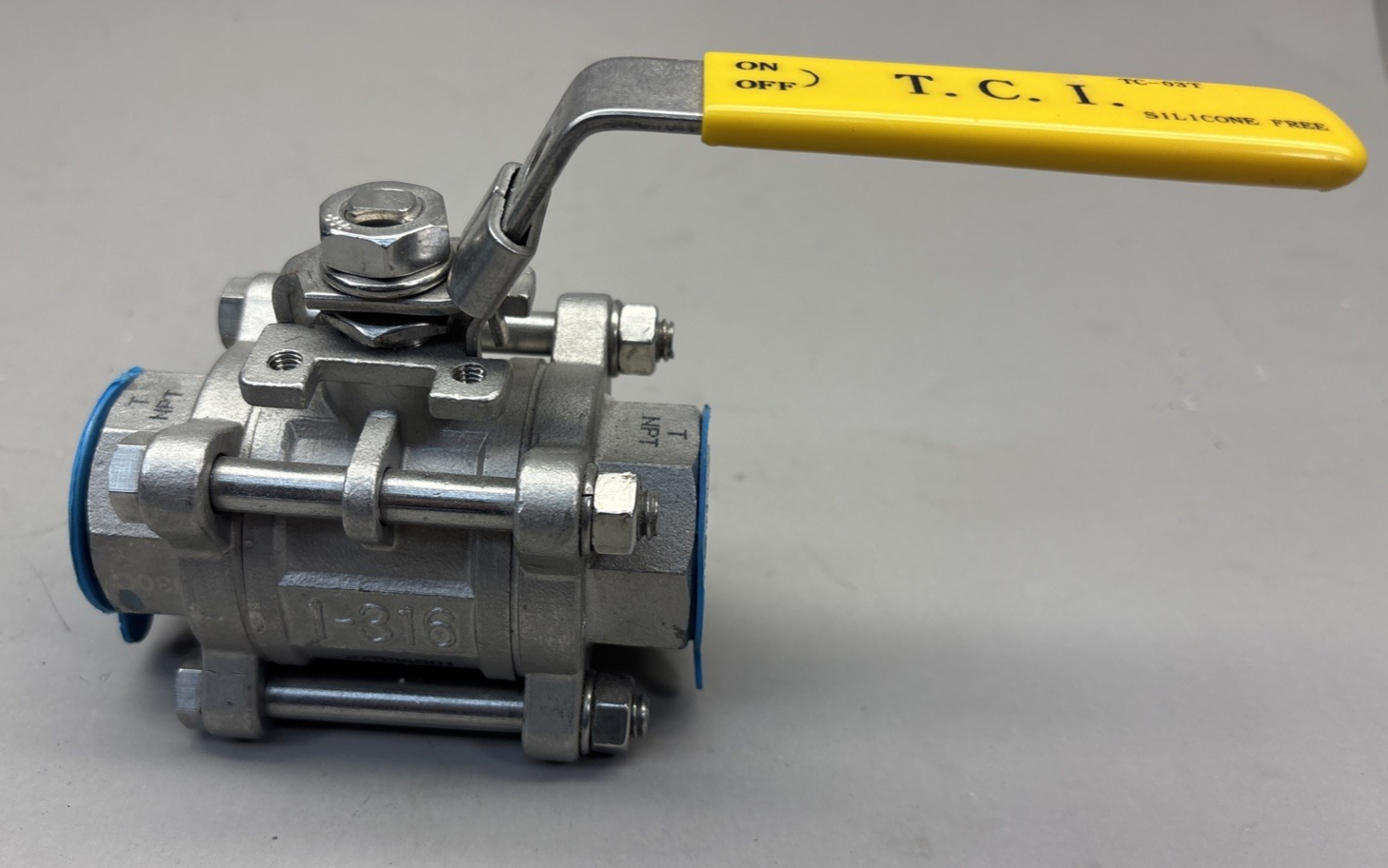 1 NEW TCI TC-03T 1½” 316 SOCKETWELD FULL PORT BALL VALVE NNB ***MAKE OFFER***