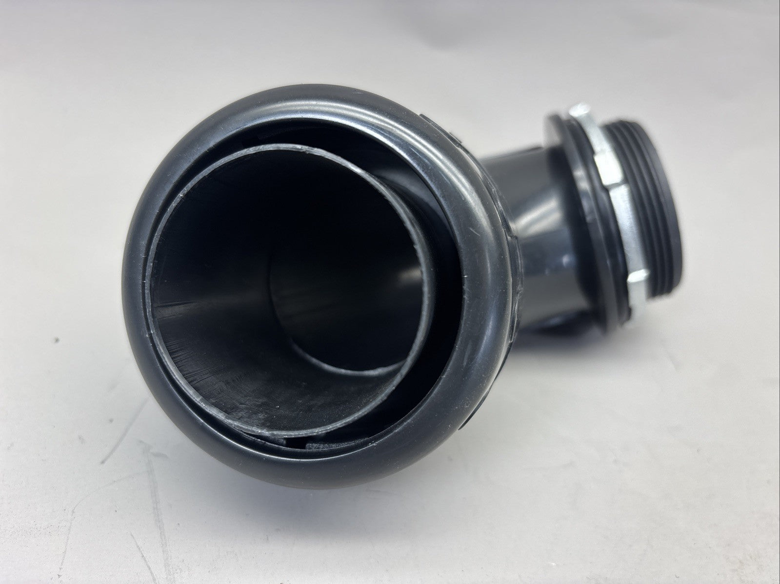 3 PACK Liquid Tight Connector 2" NPT Plastic 90 Degree Conduit Fitting Black