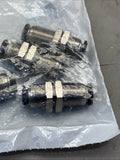 LOT of 5 - Automation Direct Nitra UB14 Push-to-Connect Bulkhead Union 1/4"