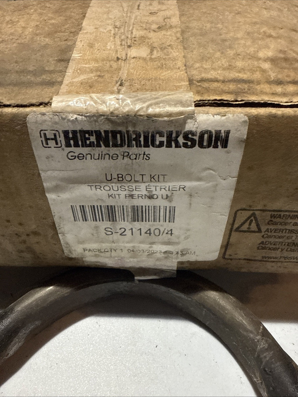 Hendrickson S-21140/4 Air Suspension Axle U Bolt