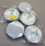 LOT of 5 - Hubbell-Wiegmann Hw-Fghp Hole Plug, Gray, Matte, HP 12