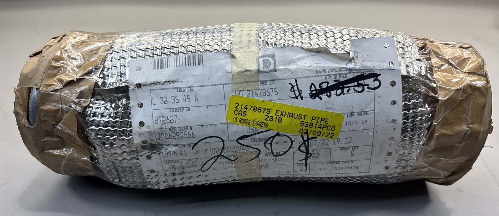 New 21478675 Volvo Truck Exhaust Pipe