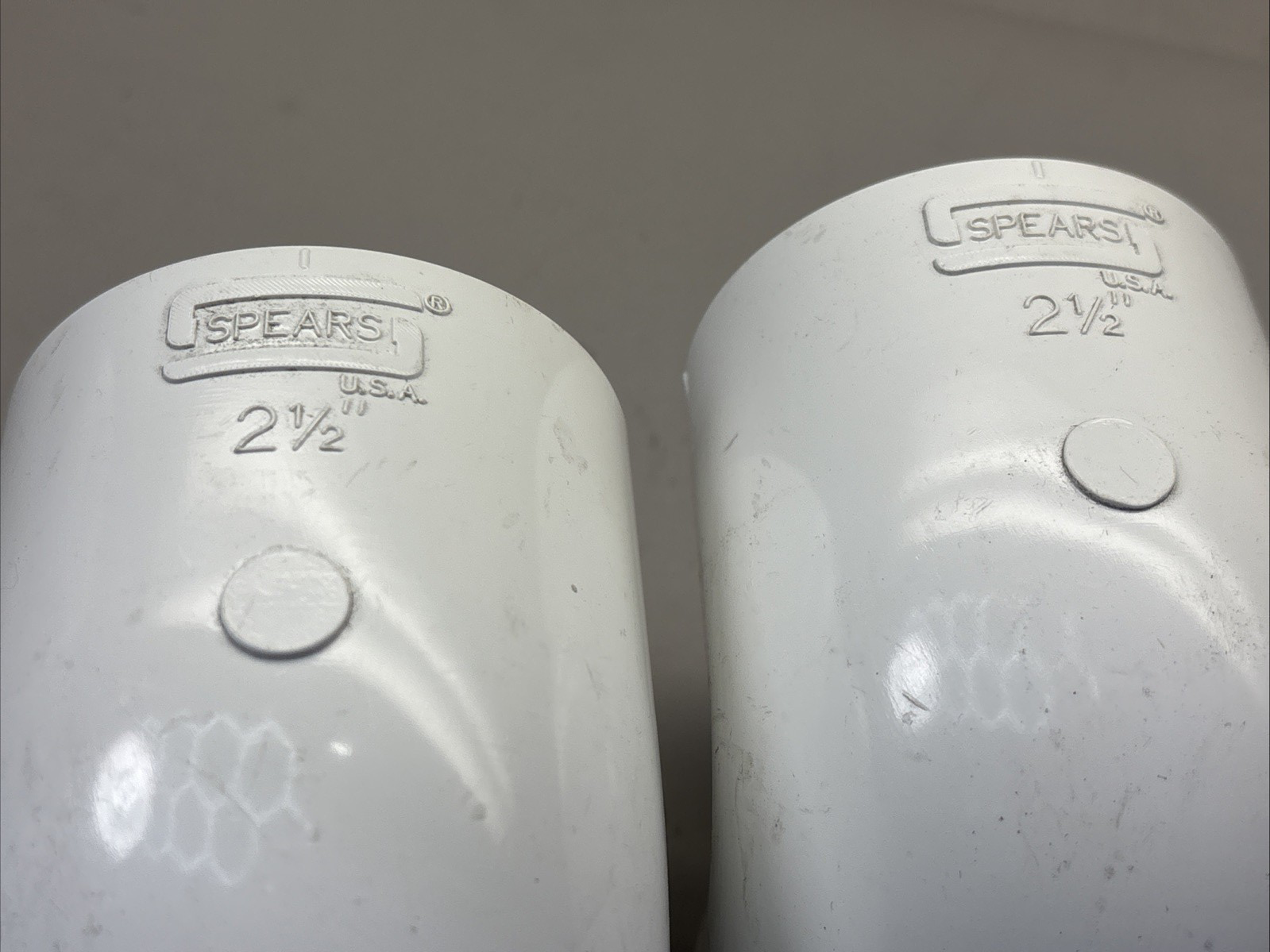 Spears 406-025 90 Degree Elbow Socket SCH 40 2 1/2" PVC - 2 QTY