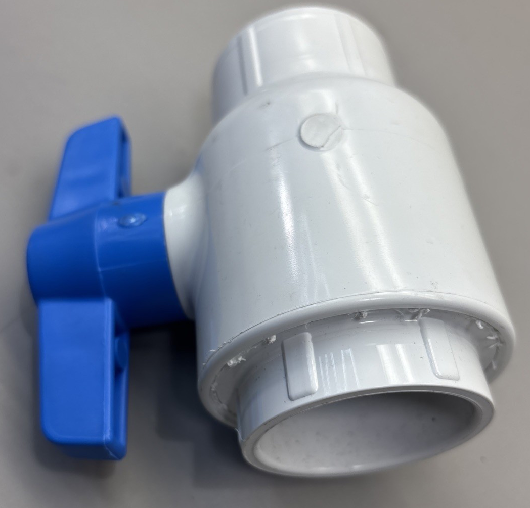 Spears 2622-015: Utility Ball Valve 1-1/2” Socket End Style PVC Body 150 PSI