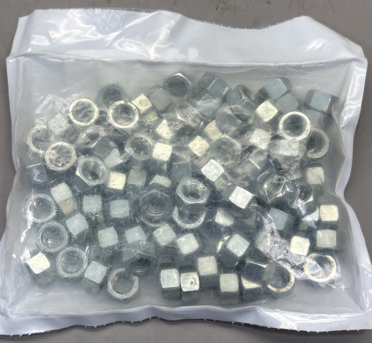 NEW KIT-MCMASTER-46, 3/8-16 FIN HEX NUT, GR5 JS1000(ZINC)