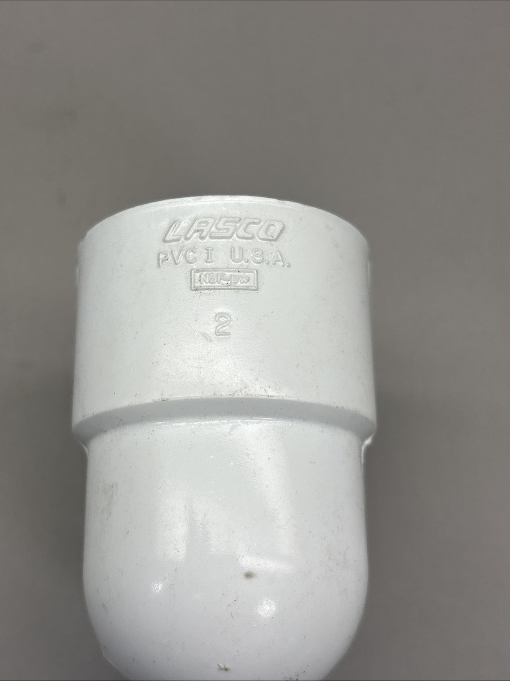Lot of 5 LASCO 1-1/2"x 1" SP x Slip 90° Degree Elbow Schedule 40 PVC D2466