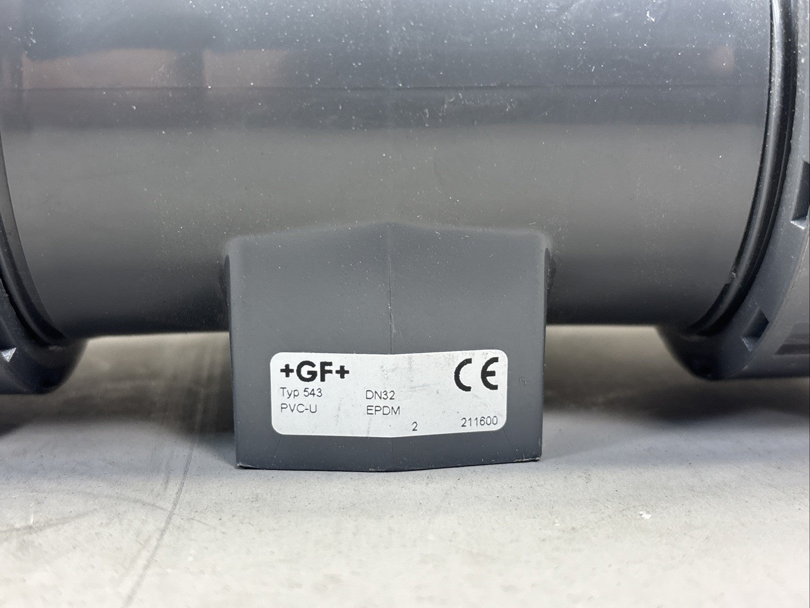 Georg Fischer +GF+ 3-Way Ball Valve, 1 1/4"DN32  PVC-U EPDM Typ 543 PN10