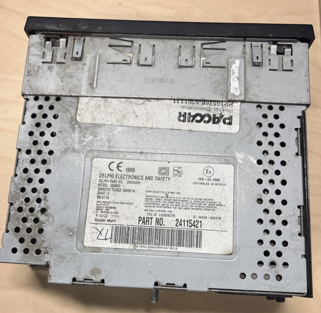 PACCAR KENWORTH RADIO 24115421 DELPHI 28478912