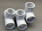Pack of 3 DURA PVC 40 PN12 Sch 80 Female Thread Tee 1-1/2"To Socket End D2466