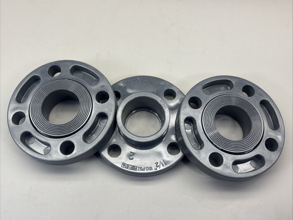 Lot of 3 - 1-1/2" Spears Sch. 80 Van Stone Flange Socket (4190)