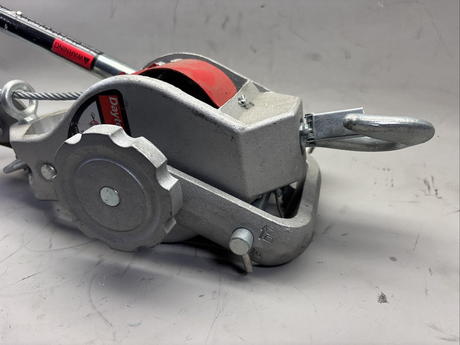 Dayton 61La34A Cable Ratchet Puller, 1000/2000Lb