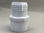 LOT of 5 - 2" 460-020 PVC Hose Pipe Fitting Adapter Barbed Spigot Connection