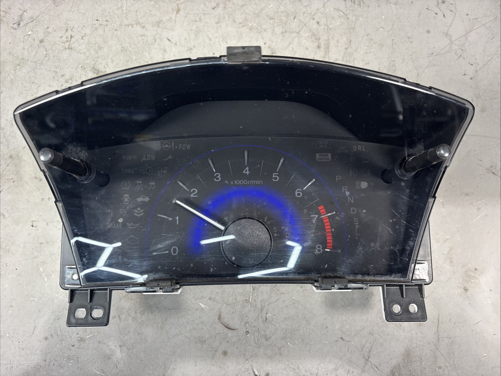 2012 2013 Honda Civic LX Tachometer Gauge Cluster Assembly Panel OEM HR0398