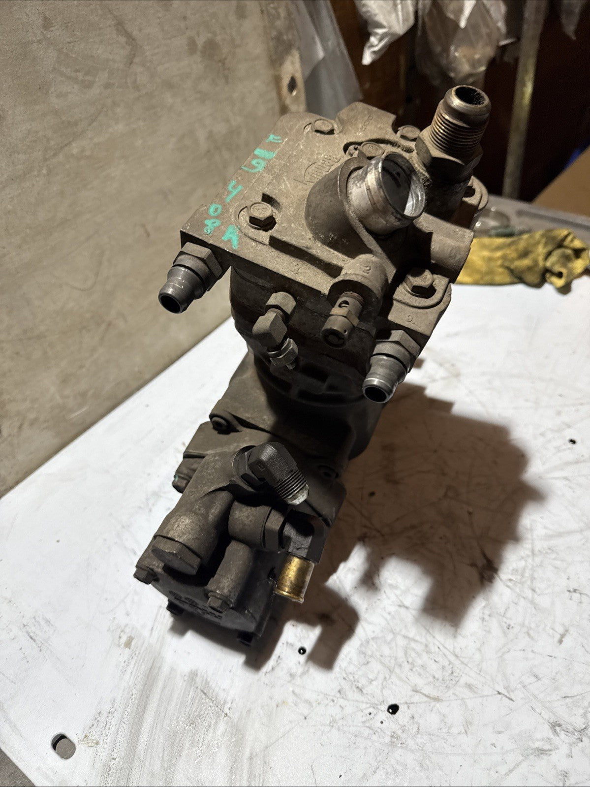 Detroit Diesel / Bendix DD15 Air Compressor K034655 with P/S Pump