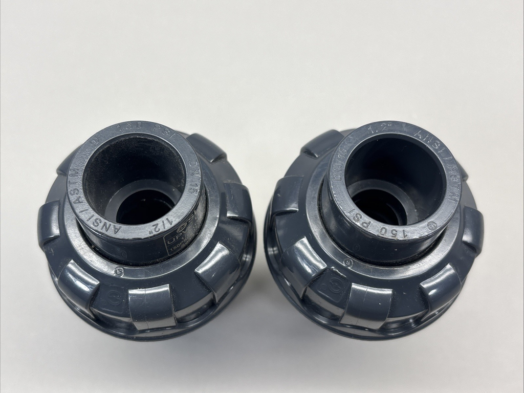 2PACK SLG UPVC Valve Pipe Fittings 1/2" DN15 150 PSI 20 mm Male adapter PN25