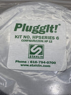LOT of 5 - Hubbell-Wiegmann Hw-Fghp Hole Plug, Gray, Matte, HP 12