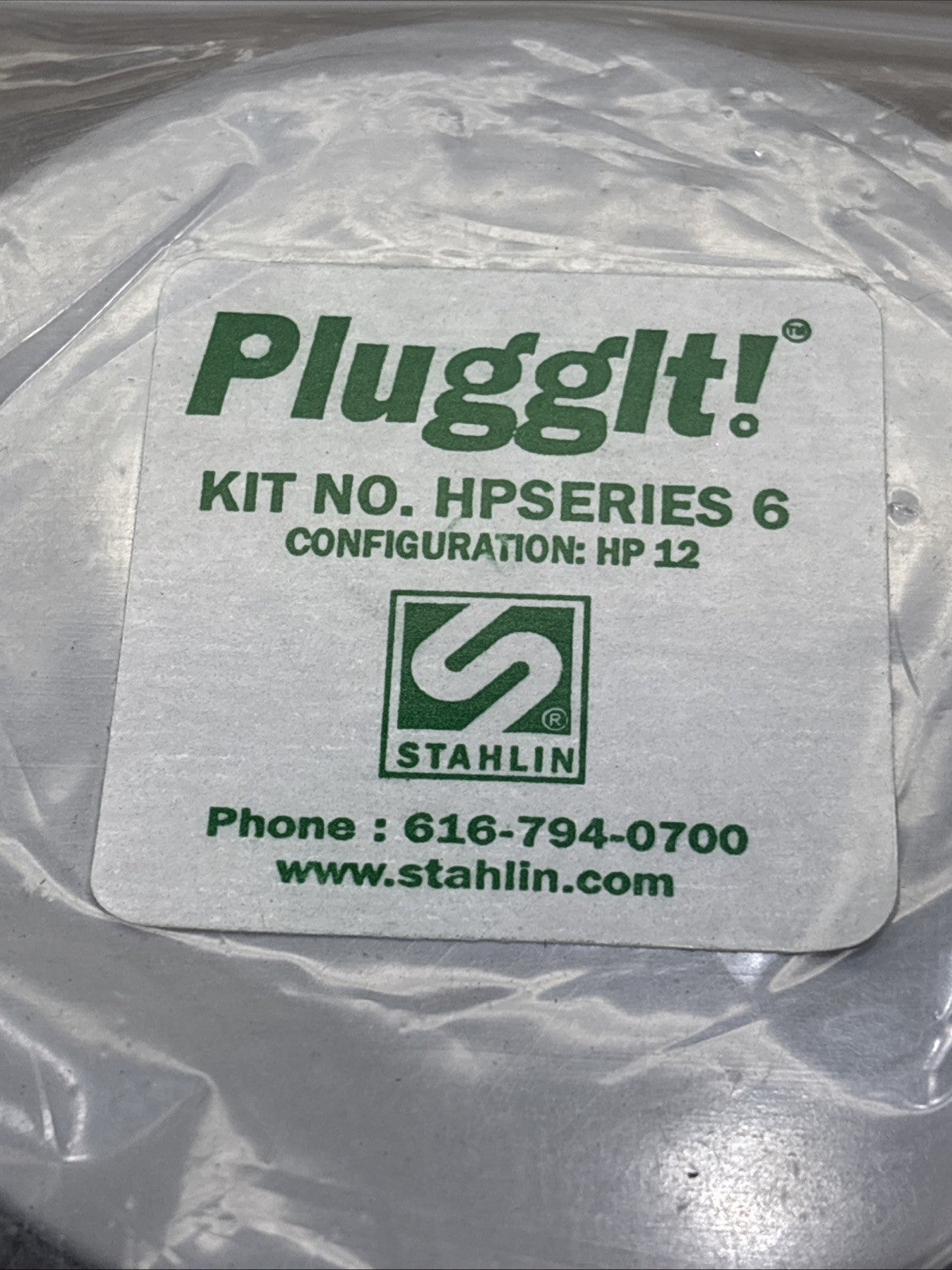 LOT of 5 - Hubbell-Wiegmann Hw-Fghp Hole Plug, Gray, Matte, HP 12