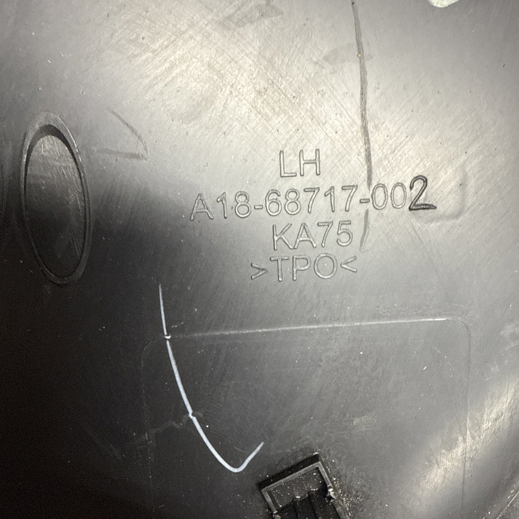 A18-68717-002 Body A Pillar Left Side, Thermoplastic Olefin, for Freightliner