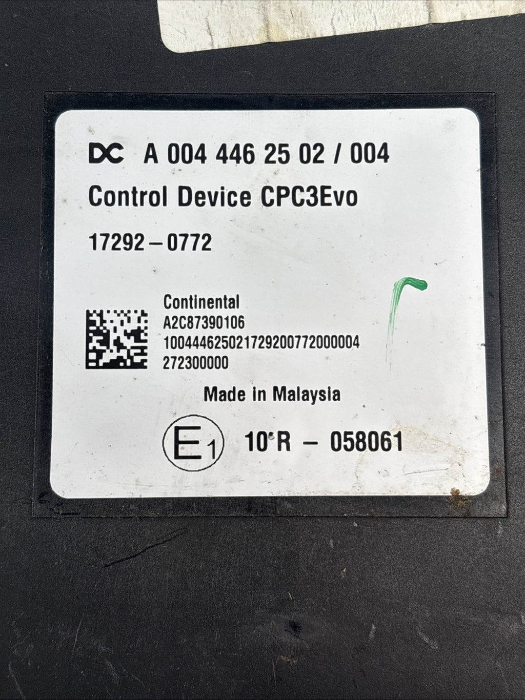 CPC, CPC3 EVO,  A 004 446 25 02 / 004 , CONTINENTAL  A2C87390106