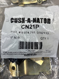NEW, ( LOT 5 ) CUSH-A-NATOR CN21P 1" N.P CUSHIONED CLAMP, STD, 1 3/8 PIPE, STEEL
