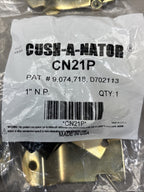 NEW, ( LOT 5 ) CUSH-A-NATOR CN21P 1" N.P CUSHIONED CLAMP, STD, 1 3/8 PIPE, STEEL