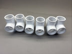 1" SCH 40 PVC 4-Way Slip Fittings Lasco (D2466) Lot of 6