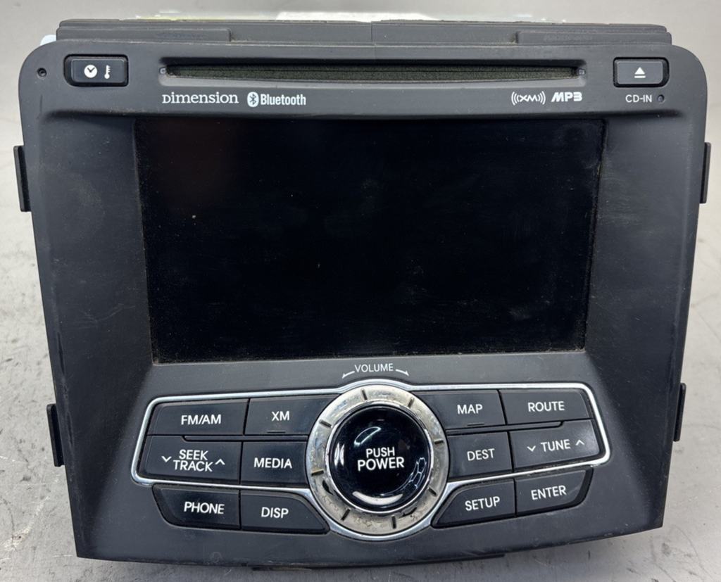 11 12 HYUNDAI Sonata Navigation GPS Satellite XM Radio CD Player 96560-3Q001 OEM