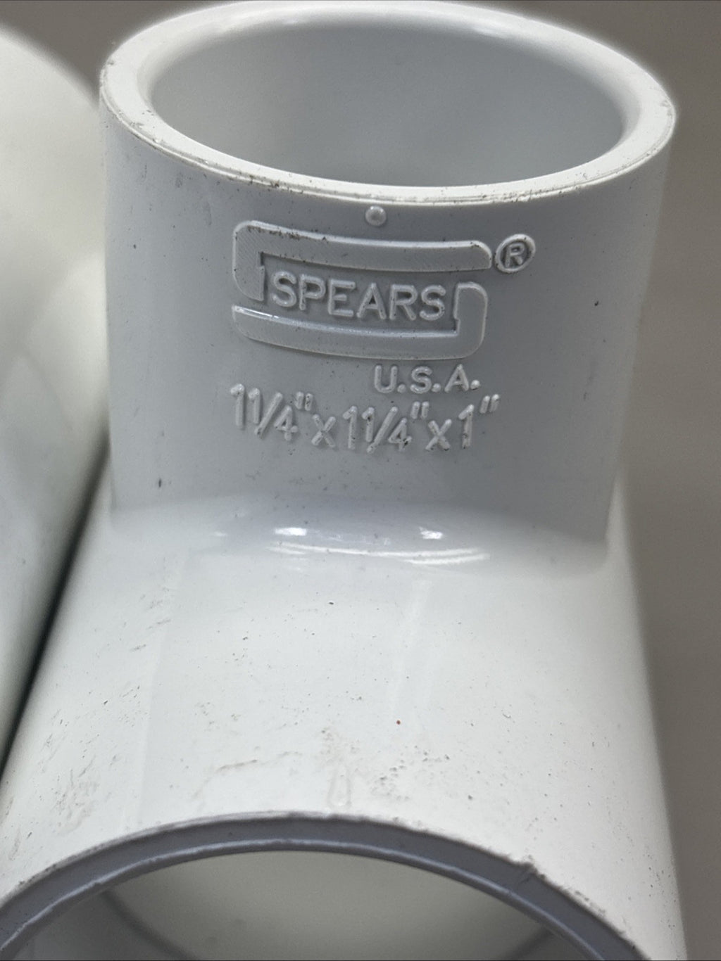 Set of 3 SPEARS 401-168 Reducing Tee 1-1/4 x 1-1/4 x 1 in Socket SCH 40/STD