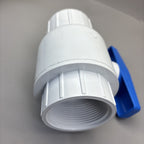 Spears 2621-025 2-1/2 IPS PVC Utility Ball Valve THD EPDM White 150 PSI 73F