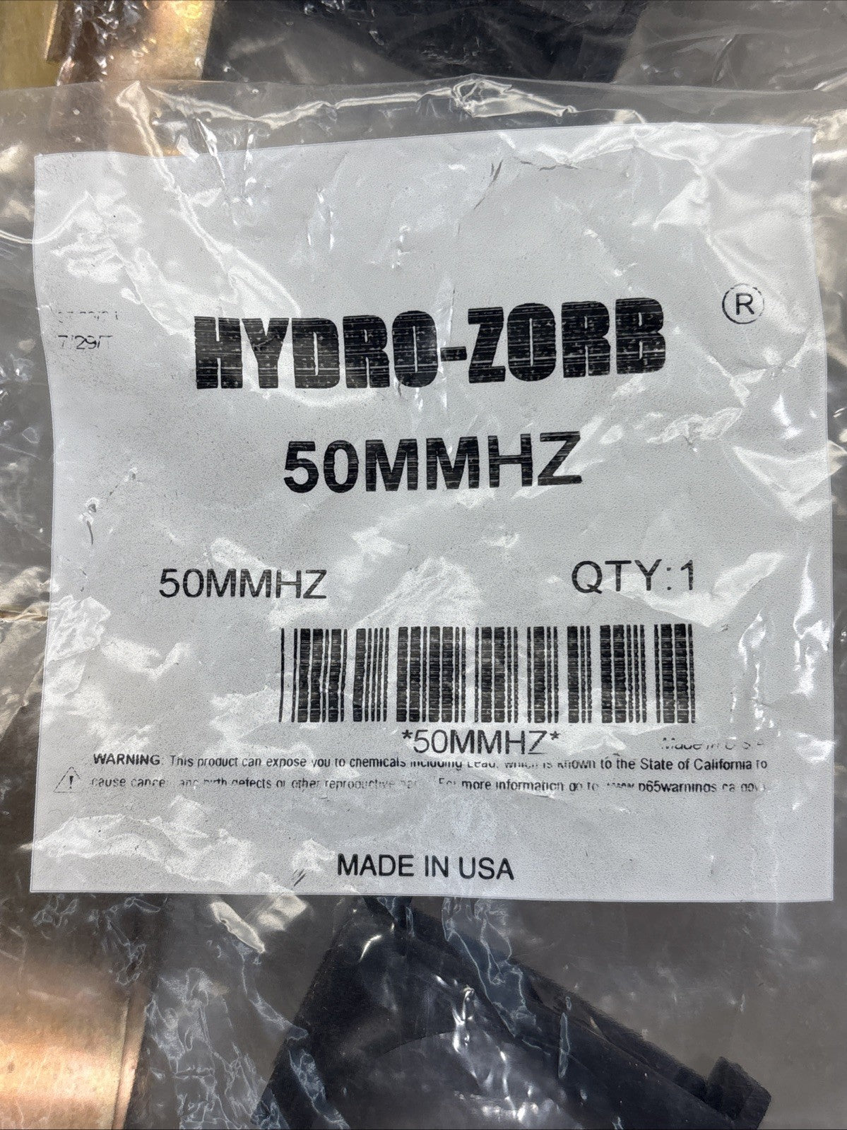 SET OF 4Hydra-Zorb Strut Mount Cushion Clamp Electro Galvanized Gold 50MMHZ