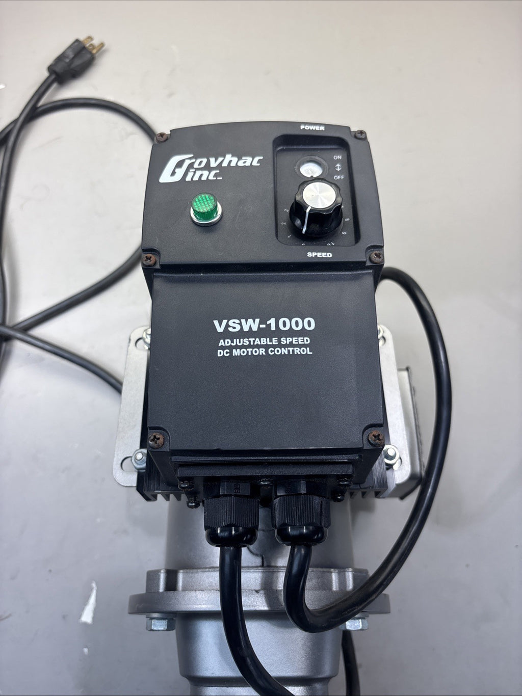 Leeson 098004.00 Electric Motor 90 Volt DC 1800 Rpm 1/3 Hp Grovhac VSW-1000 DC
