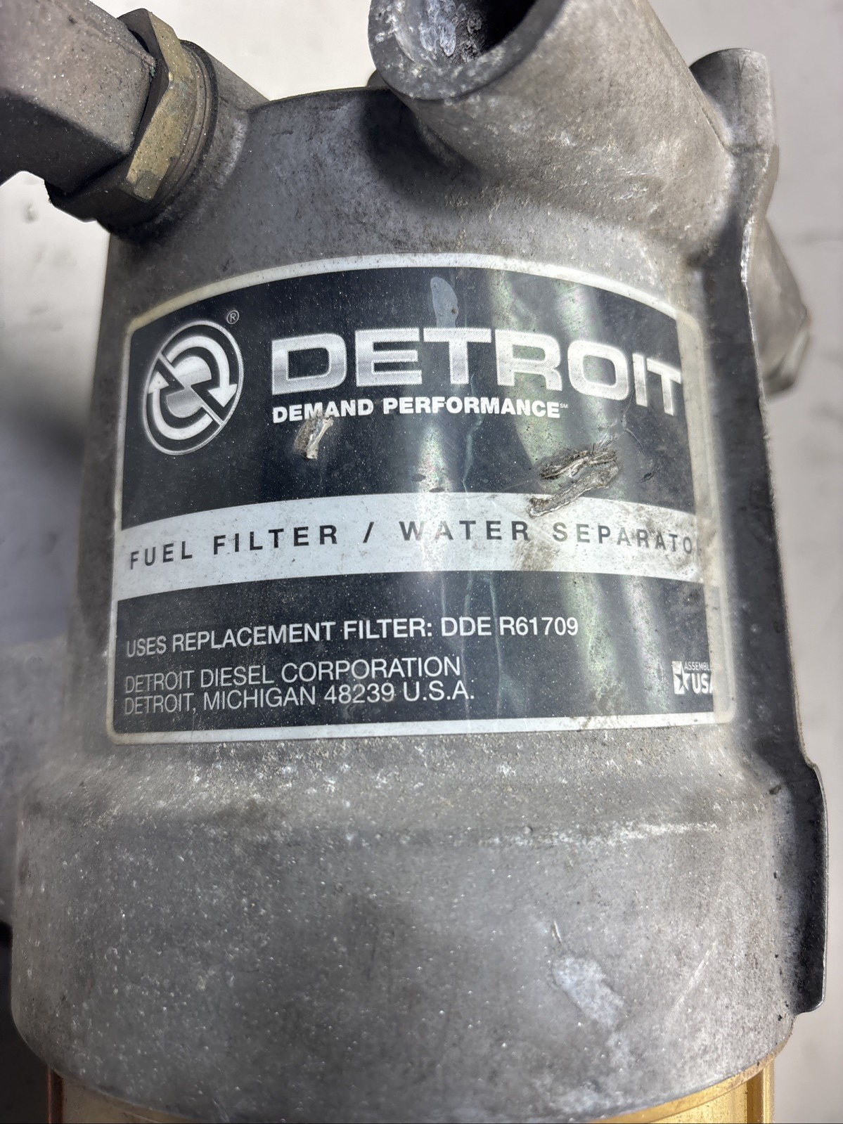 New OEM Detroit 12V  Fuel Water Separator 03-40538-010