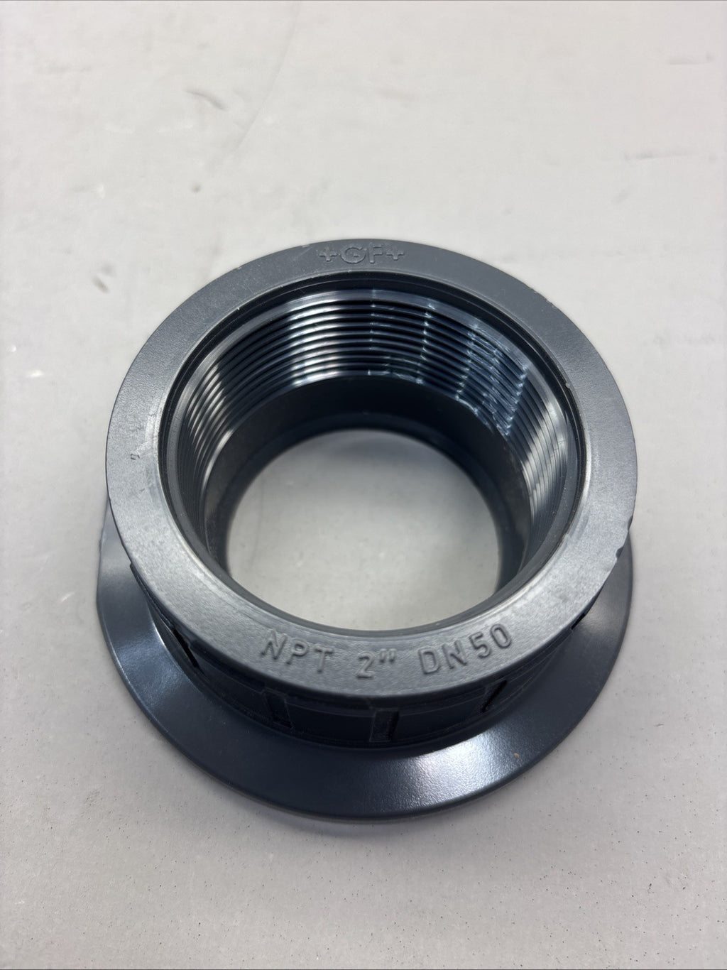 GF Georg Fischer 2 in Ball Valve Threaded End, PVC, 2" DN50