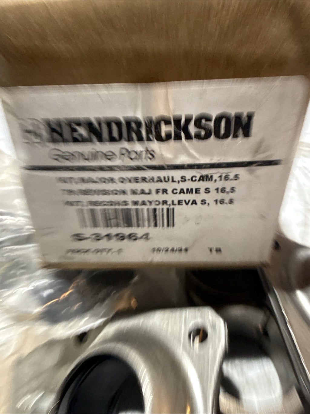 110.2512 Camshaft Repair Kit OE Equivalent to Hendrickson S-31964 S31964