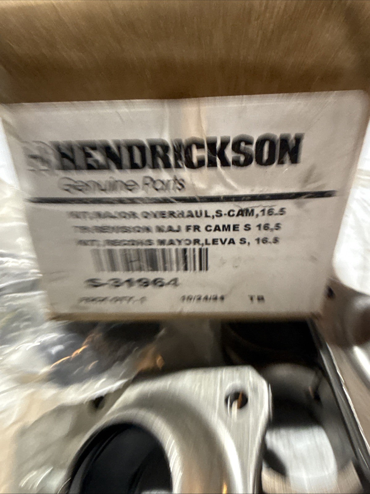 110.2512 Camshaft Repair Kit OE Equivalent to Hendrickson S-31964 S31964