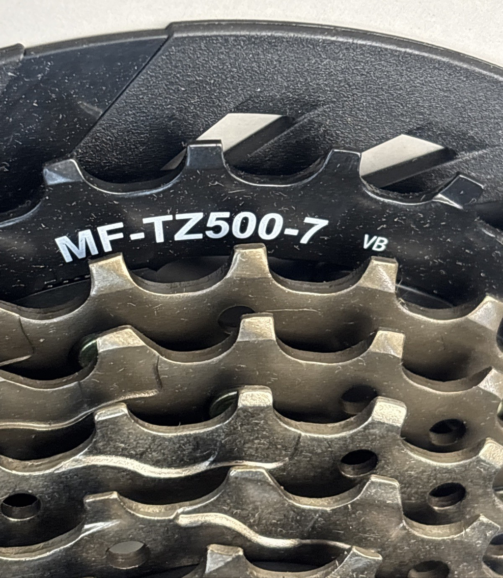 Shimano TZ500 7-Speed 14-28 Tooth Screw On Multiple Bicycle Bike Freewheel