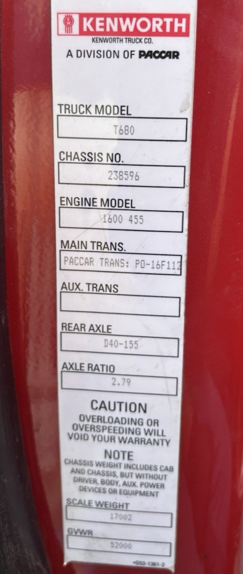 PACCAR | P/N: A054G093 | Kenworth / Peterbilt Electronic DPF Control Module MX