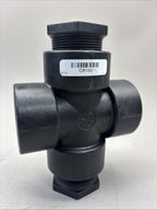 Banjo Cr150 Cross, Polypropylene, 1-1/2", Schedule 80, 300 Psi Max Pressure