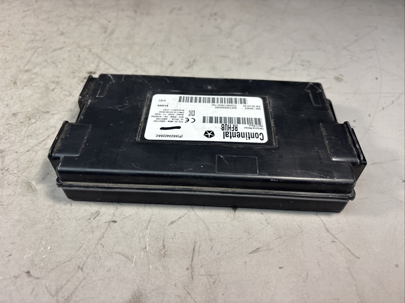15 2015 DODGE CHALLENGER THEFT-LOCKING CONTROL MODULE 68234228AC