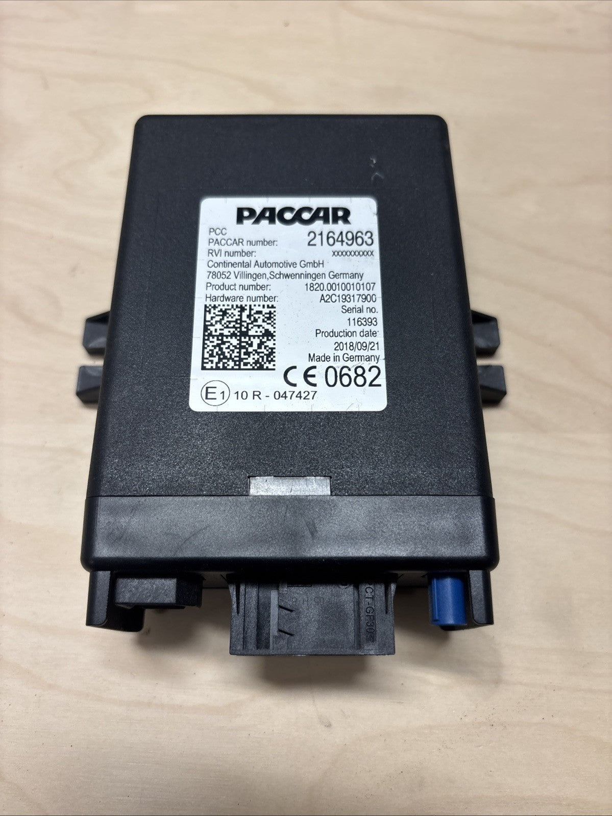 2020 PETERBILT 579 Cruise Control Module | P/N 2164963
