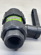 NEW Green Leaf 1” NPT EDPM O-rings 125 PSI Max Polypropylene Ball Valve TU100EL