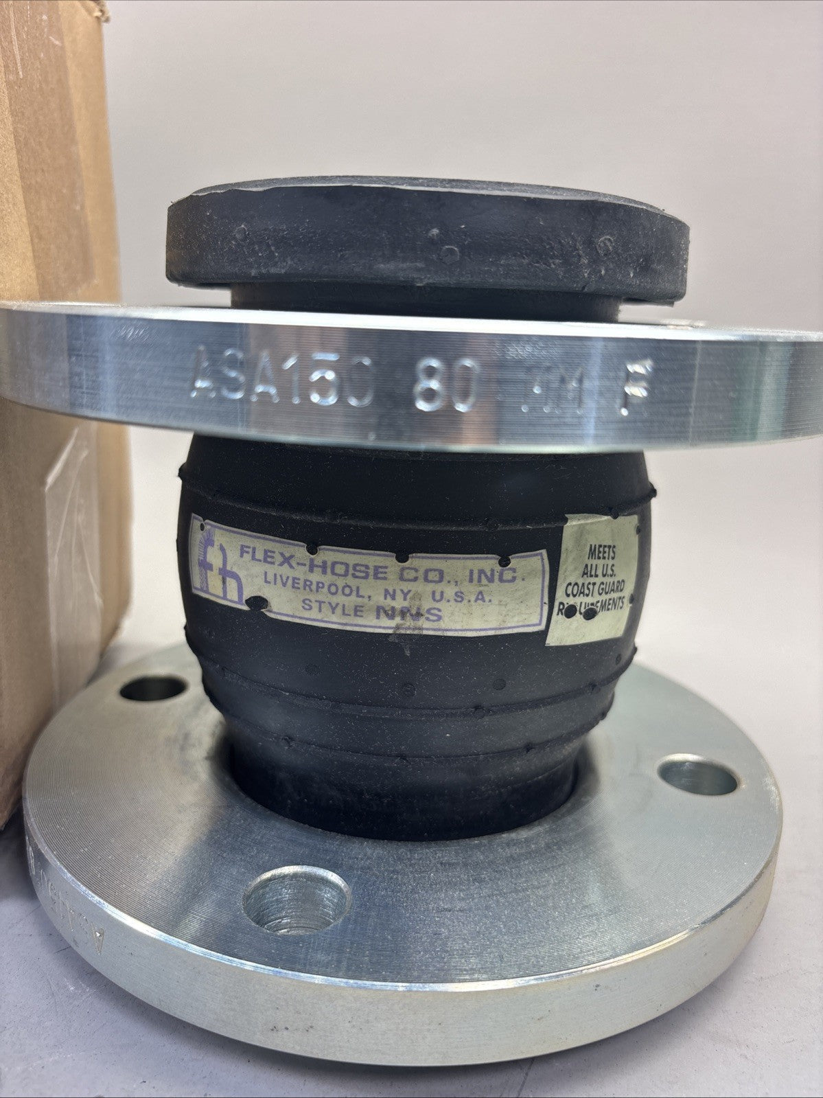 Flex-Hose Flexzorber Expansion Joint NNS 3" x 6" Size: 3" x 6" New