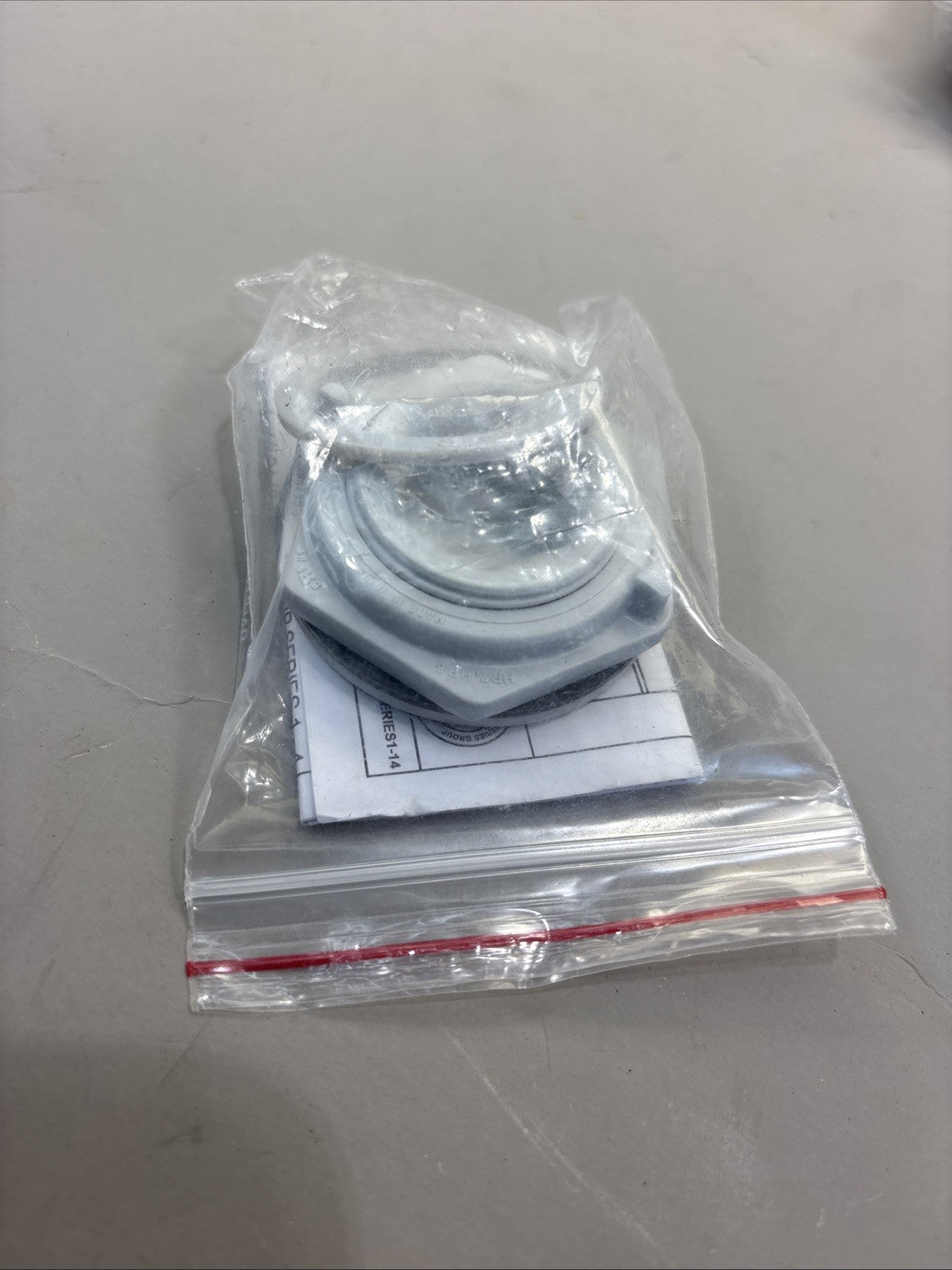 LOT of 10 - Hubbell-Wiegmann Hw-Fghp Hole Plug, Gray, Matte, HP 7, HP 8
