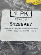 MCMASTER CARR 54285K57 ZINC CLAMPS 1-43/64"TO1-25/32" PACK OF 24