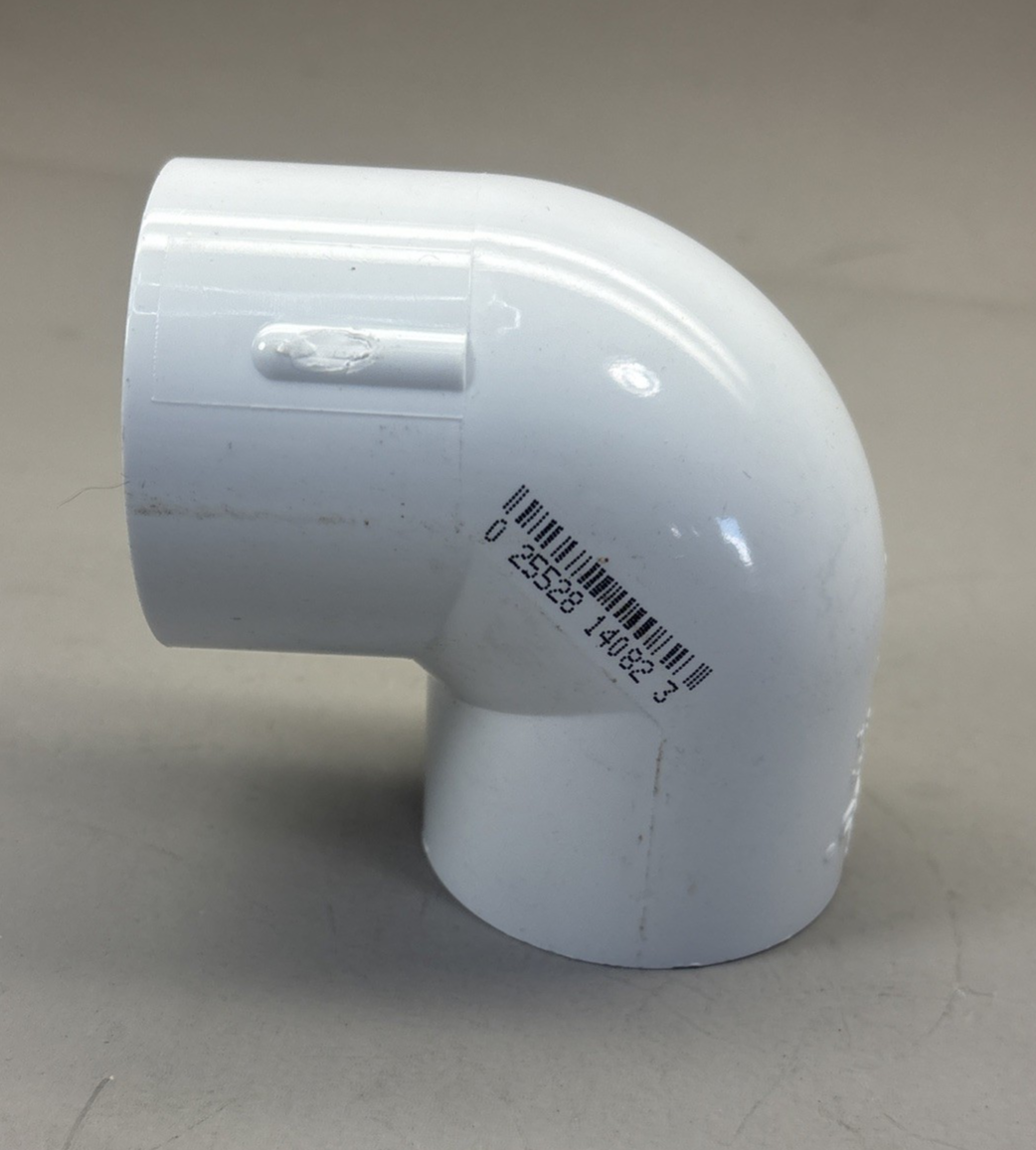 LOT of 10 - LASCO Schedule  1-1/2 in. Slip PVC 90 Degree Elbow Pipe Fitting