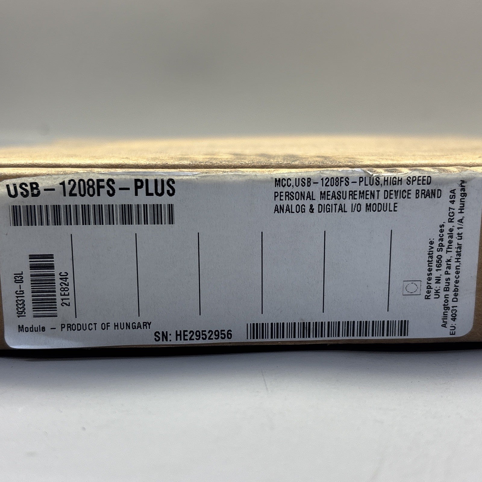 Digilent MCC USB-1208FS-Plus - Multifunction USB DAQ Device, Seal intact!