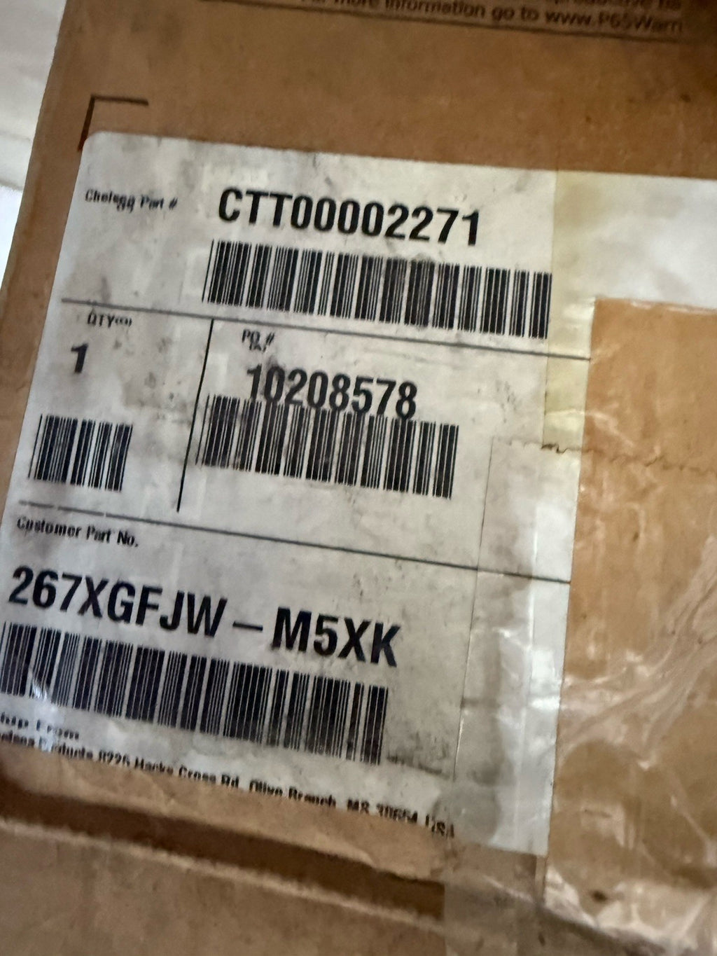 Chelsea PTO Assembly P/N: 267XGFJW-M5XK or 267XGFJWM5XK Ctt00002271