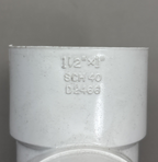Lot of 5 LASCO 1-1/2"x 1" SP x Slip 90° Degree Elbow Schedule 40 PVC D2466